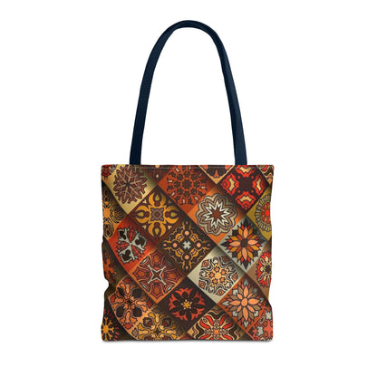 Ethnic Mosaic Art Tote Bag – Colorful, Durable, and Stylish