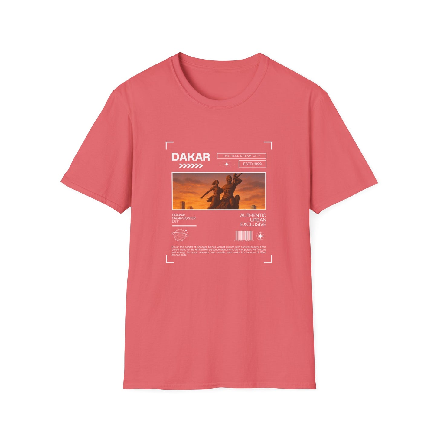 Dakar Adventure Unisex Softstyle T-Shirt, Casual Gift, Travel Tee, Graphic Shirt, Summer Wear, Road Trip Outfit
