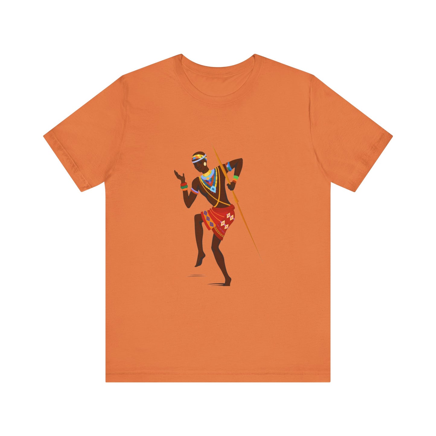Warrior Rhythm African Tribal Dance T-Shirt – Unisex Cultural Heritage Tee