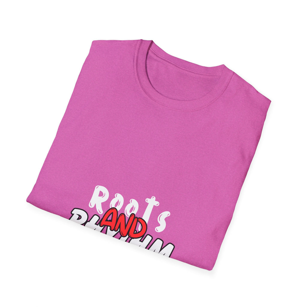 Rhythm & Vibe Unisex Softstyle T-Shirt, Casual Wear, Music Lover Tee, Gift for Her/Him, Everyday Comfort
