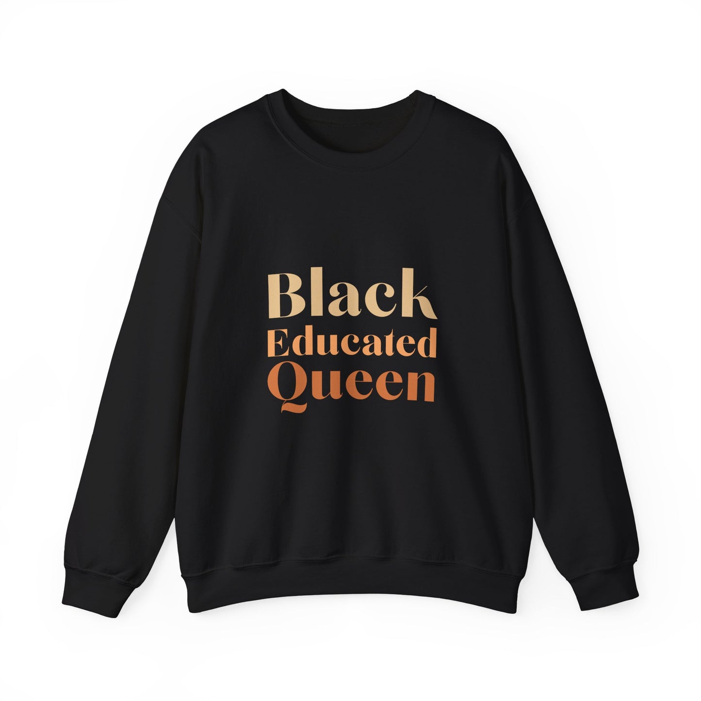 Black Educated Queen Unisex Crewneck Sweatshirt