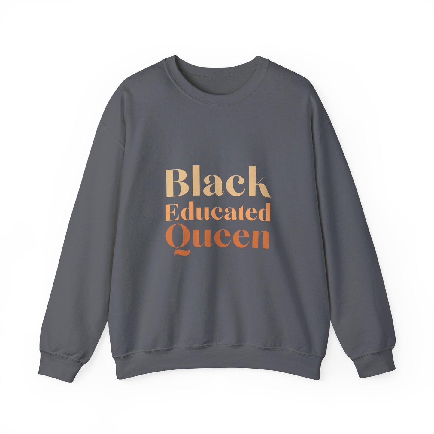 Black Educated Queen Unisex Crewneck Sweatshirt