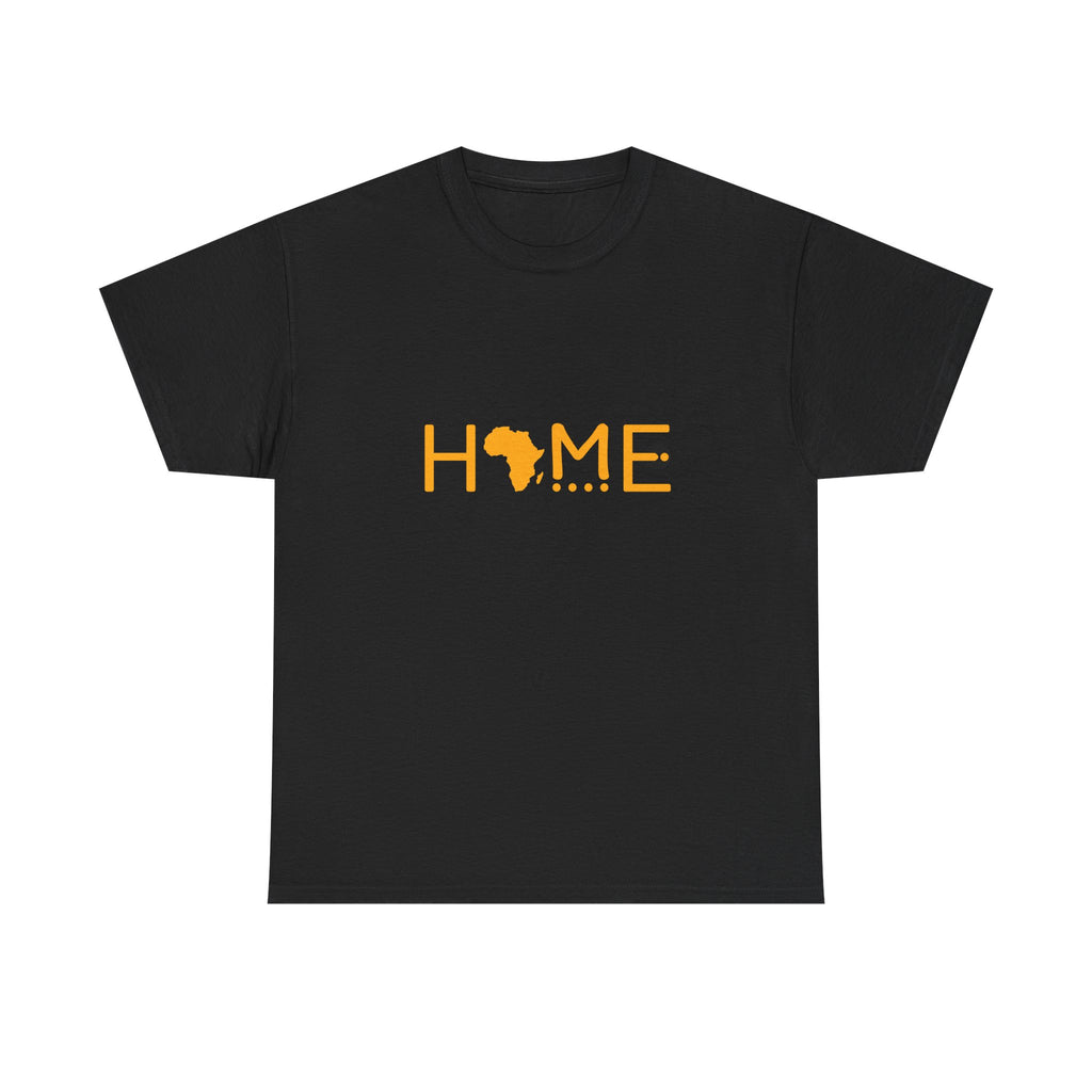 Africa Home Unisex Heavy Cotton Tee - Comfortable, Casual, African Pride, Great for Everyday Wear, Perfect Gift for Home Lovers