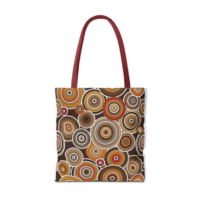 African Print Tote Bag – Echo Circles Pattern | Cultural Heritage Design