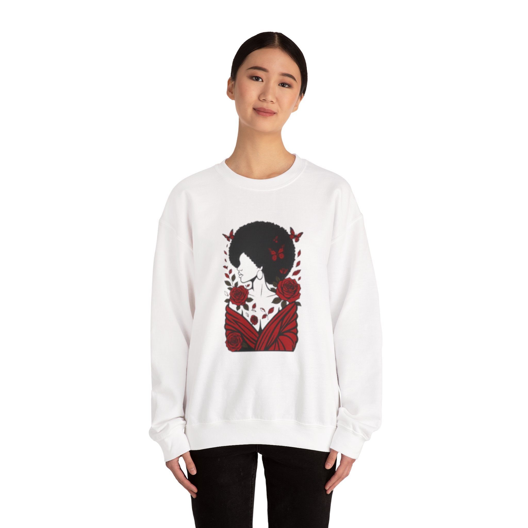 Floral Crewneck Sweatshirt