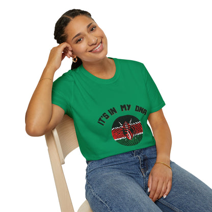 It's in My DNA – Kenyan Flag Heritage T-Shirt