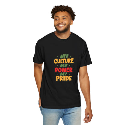 Cultural Pride T-Shirt, Unisex Garment-Dyed Tee, Self-Expression Apparel, Perfect for Festivals, Gifts, Celebrations
