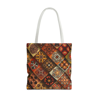 Ethnic Mosaic Art Tote Bag – Colorful, Durable, and Stylish