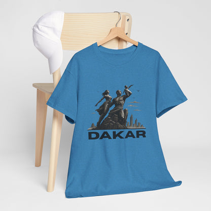Dakar Graphic Tee, Unisex Cotton T-Shirt for Travel Lovers, Urban Style Wear, Casual Gift, Adventure Apparel