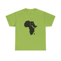 African Elephant Silhouette Unisex Heavy Cotton Tee, Graphic Tee, Nature Lover Shirt, Animal Conservation Gift, Eco-Friendly Fashion