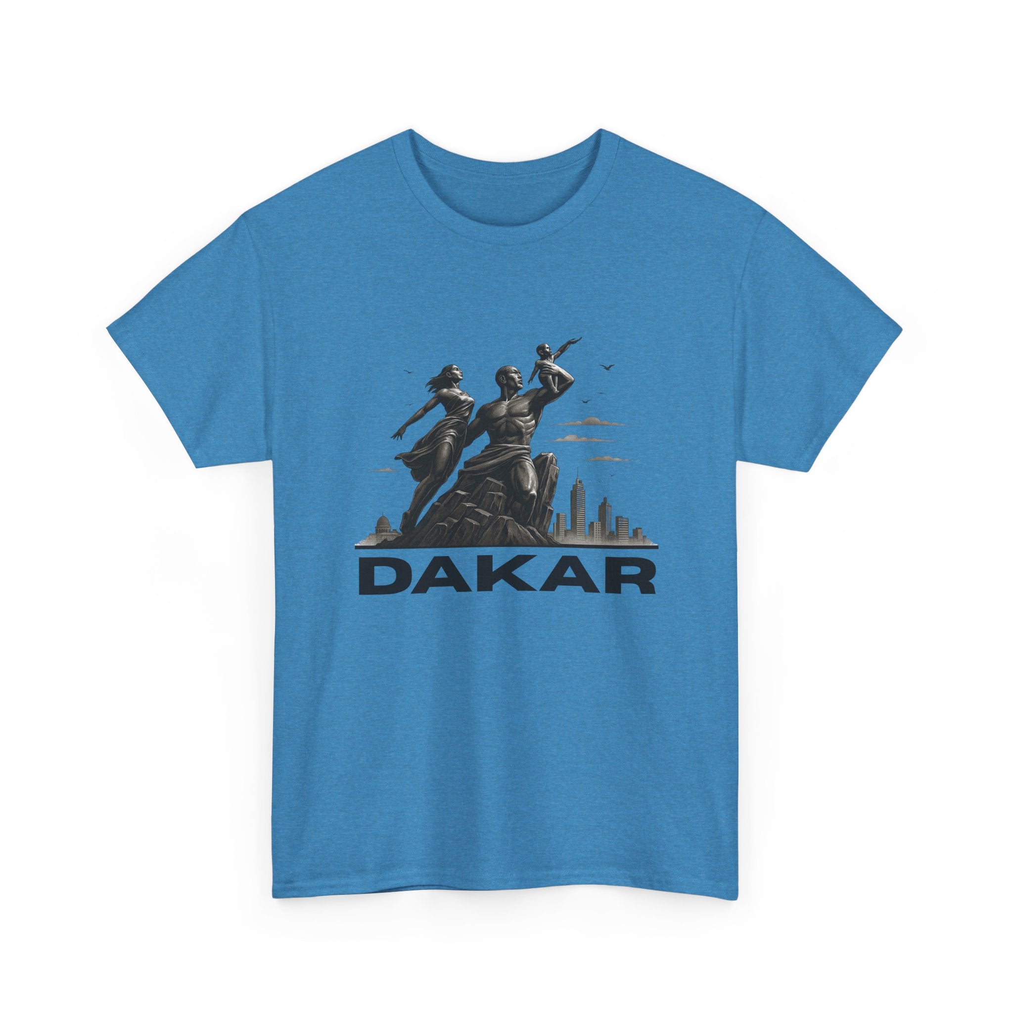 Dakar Graphic Tee, Unisex Cotton T-Shirt for Travel Lovers, Urban Style Wear, Casual Gift, Adventure Apparel