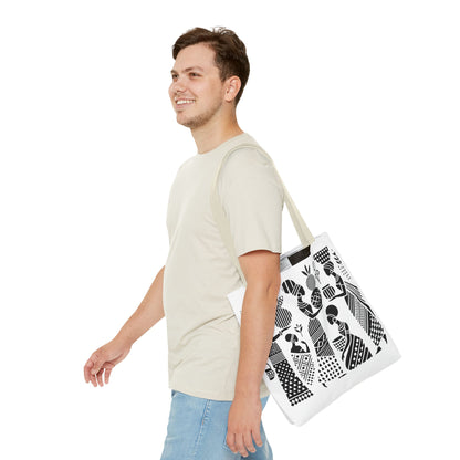 Elegant Tribal Women Art Tote Bag