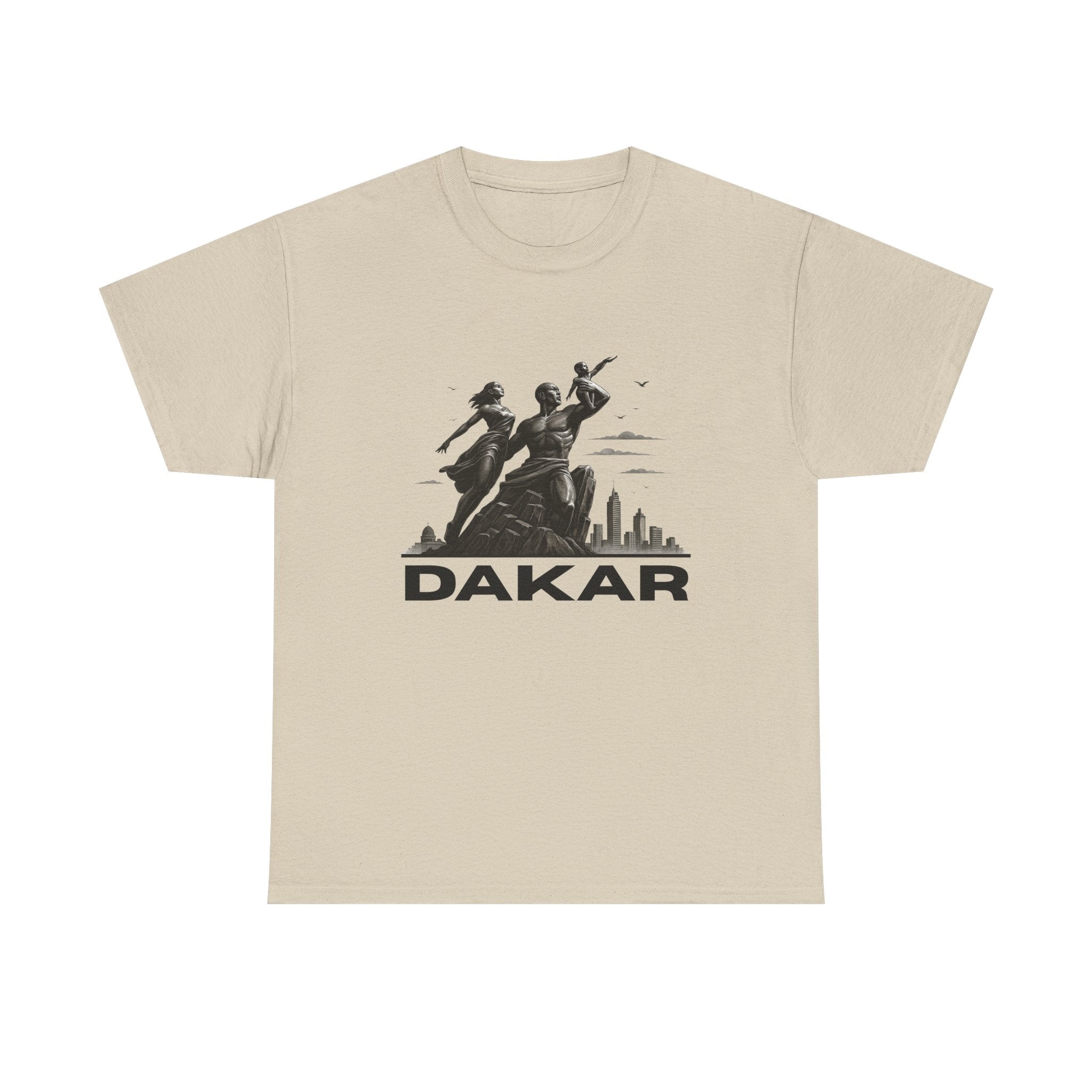 Dakar Graphic Tee, Unisex Cotton T-Shirt for Travel Lovers, Urban Style Wear, Casual Gift, Adventure Apparel