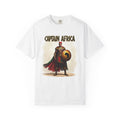 Captain Africa Unisex Garment-Dyed T-Shirt - Bold Graphic Tee for Fans of African Heroes