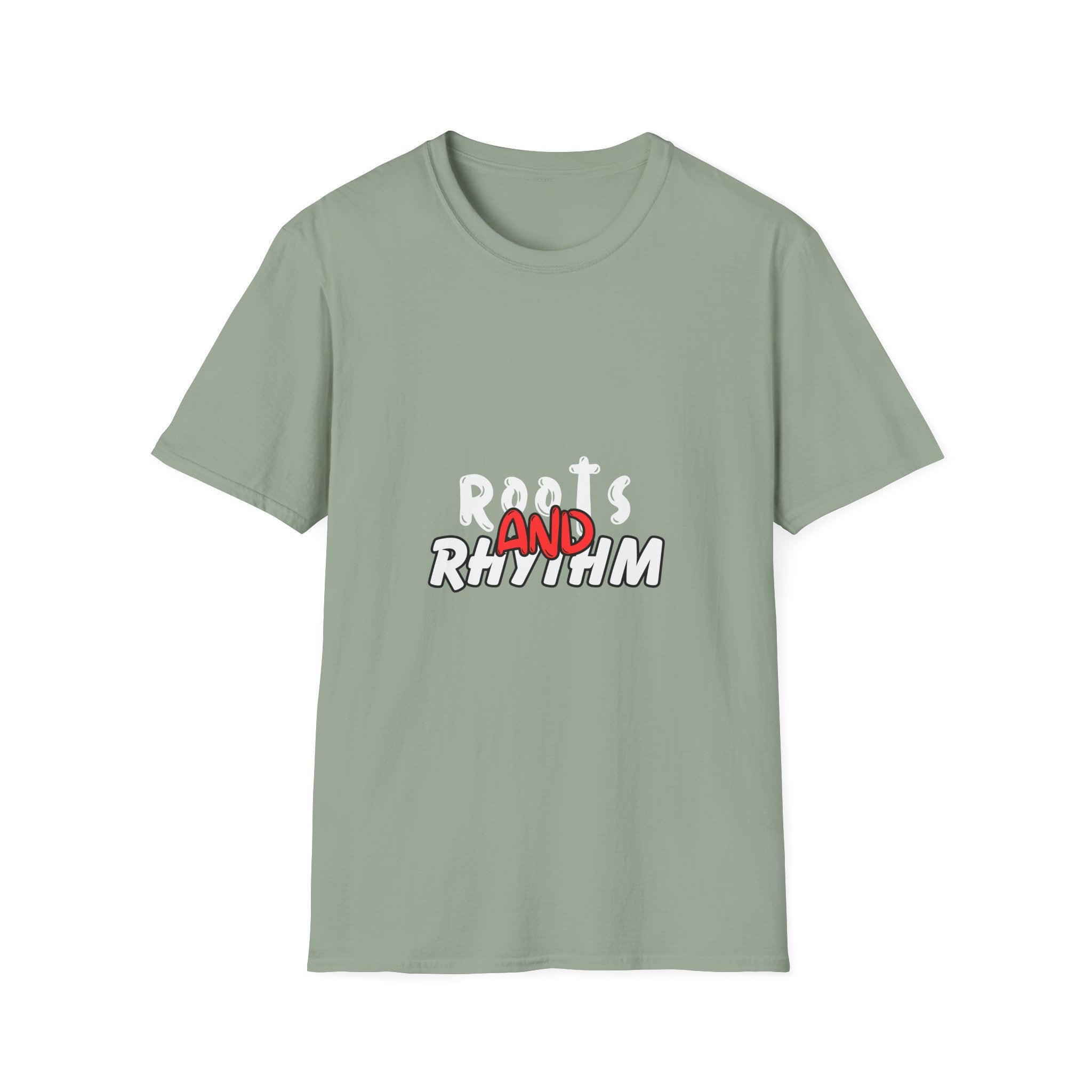 Rhythm & Vibe Unisex Softstyle T-Shirt, Casual Wear, Music Lover Tee, Gift for Her/Him, Everyday Comfort
