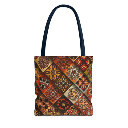 Ethnic Mosaic Art Tote Bag – Colorful, Durable, and Stylish
