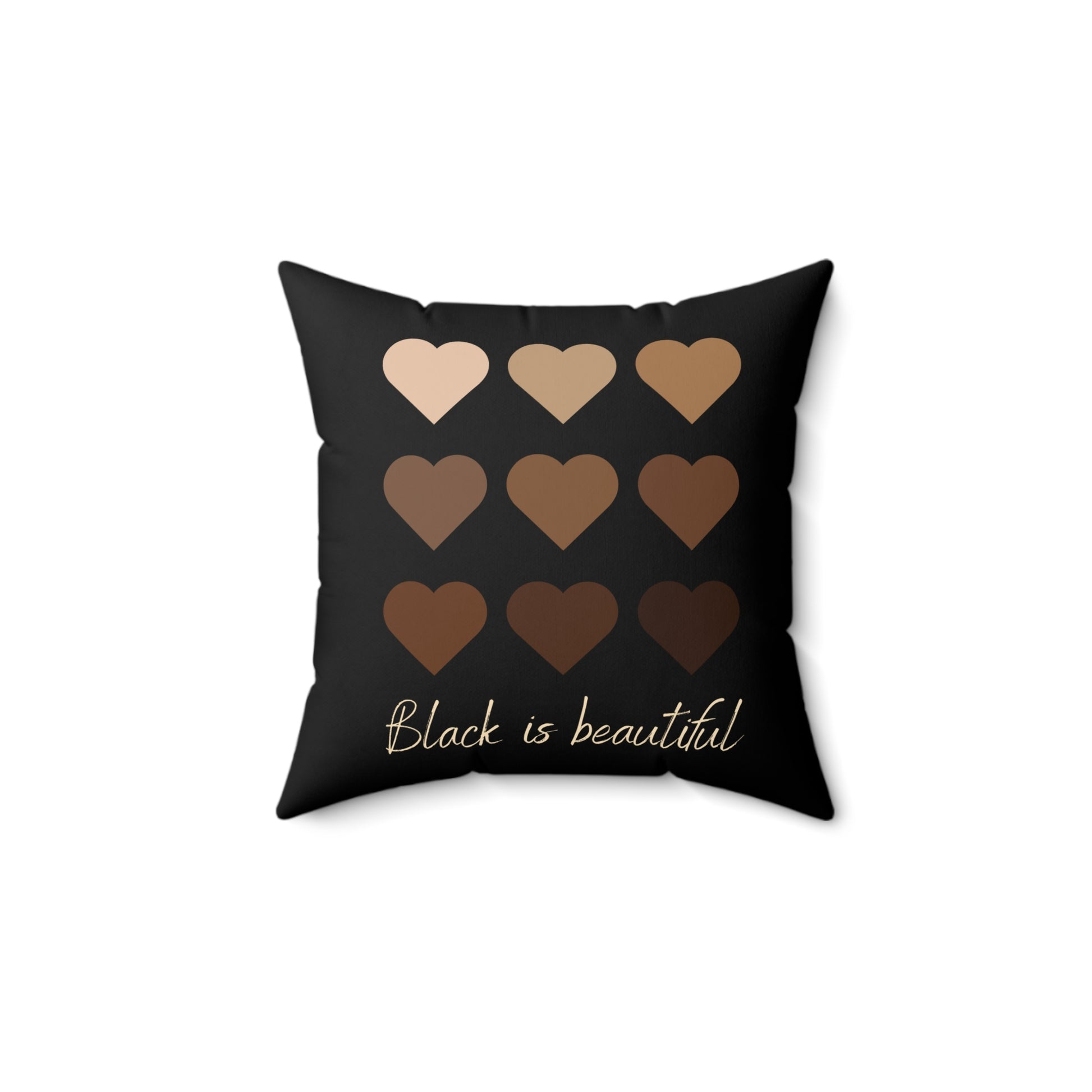 Black Is Beautiful Square Pillow