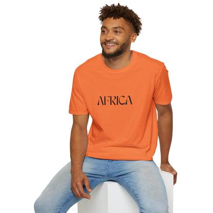 Minimalist AFRICA Typography T-Shirt, Perfect Gift for Culture Enthusiasts