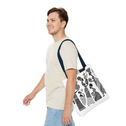 Elegant Tribal Women Art Tote Bag