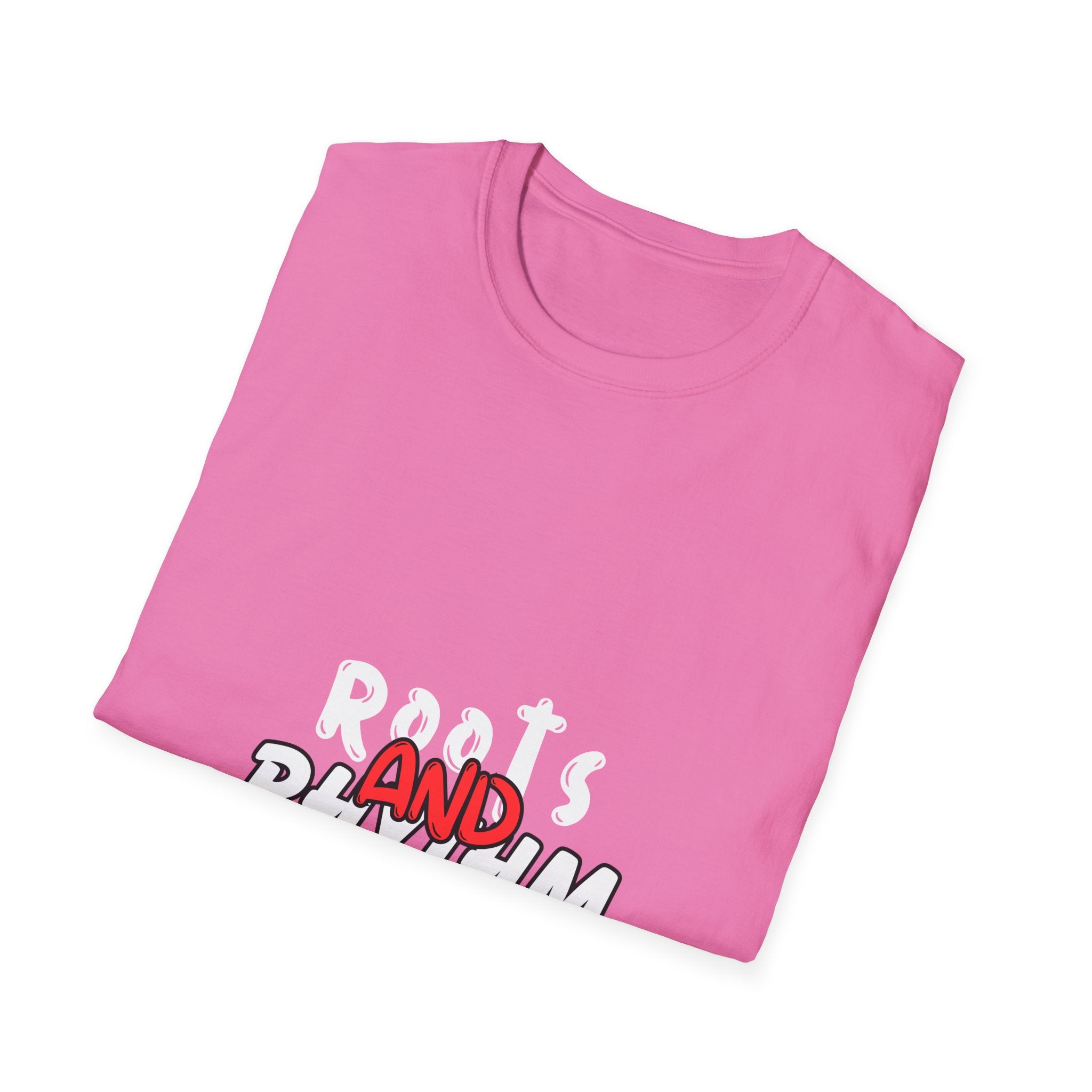 Rhythm & Vibe Unisex Softstyle T-Shirt, Casual Wear, Music Lover Tee, Gift for Her/Him, Everyday Comfort