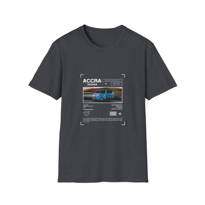 Cool Graphic T-Shirt with ACCRA Design, Vintage Style Tee, Unisex Casual Wear, Perfect Gift for Travelers, Birthday Gift, Unique Souvenir