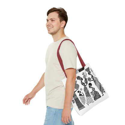 Elegant Tribal Women Art Tote Bag
