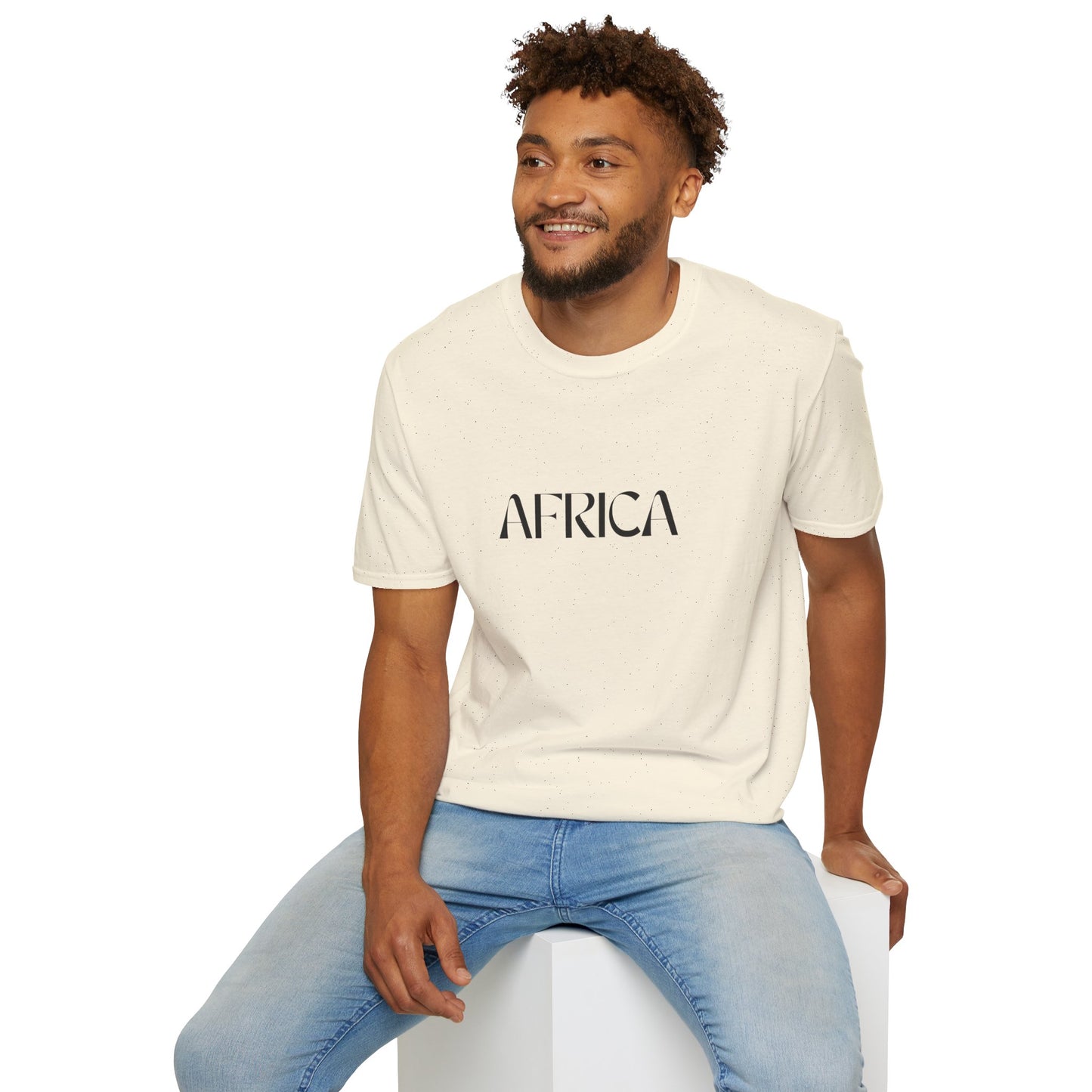 Minimalist AFRICA Typography T-Shirt, Perfect Gift for Culture Enthusiasts