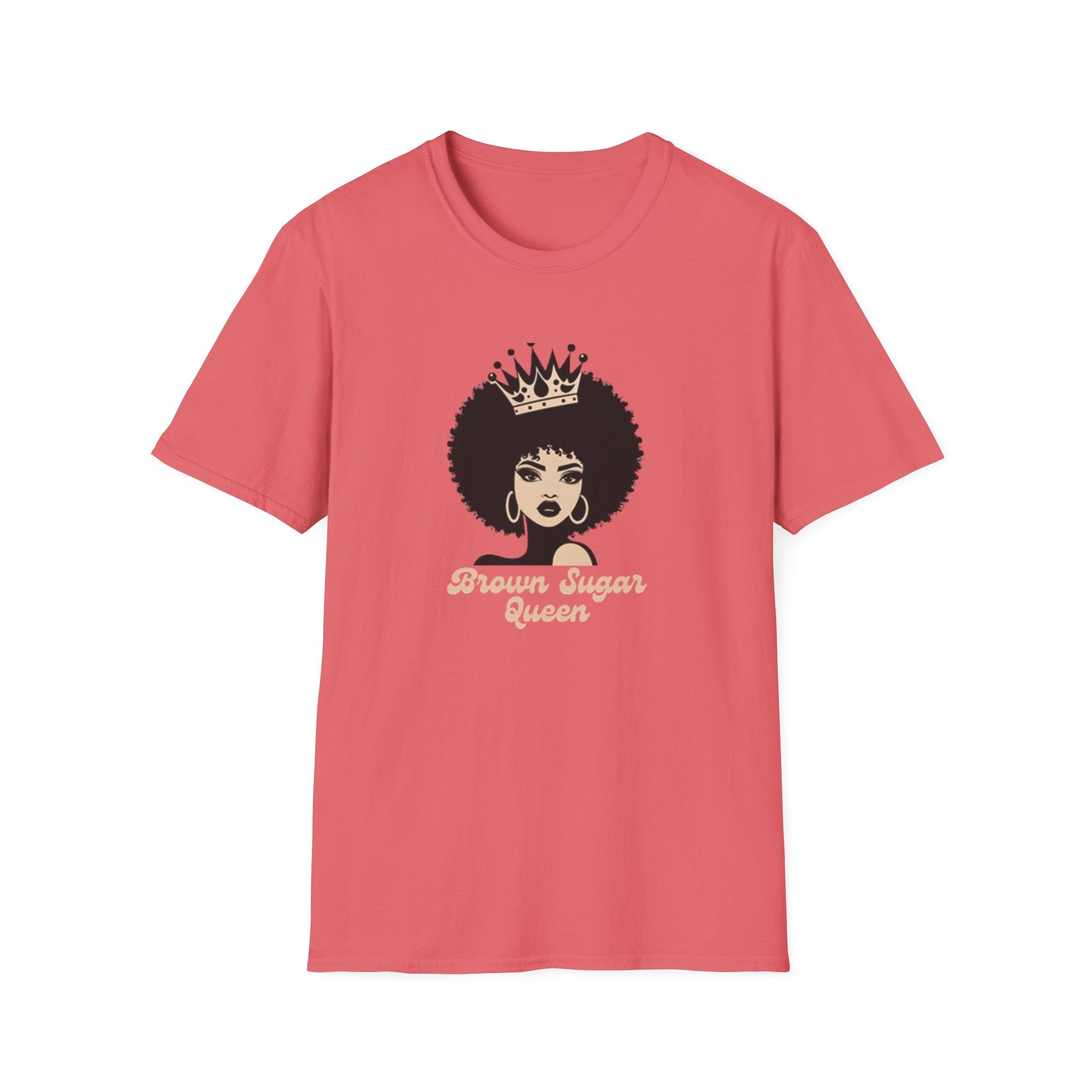 Brown Sugar Queen T-Shirt - Celebrate Heritage, Empowerment Gift, Unisex Tee for Afrofuturism, Birthday, Black History Month