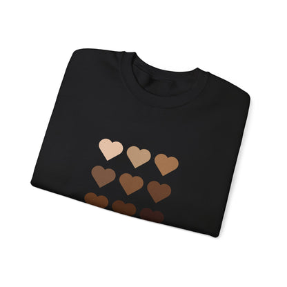 Black is Beautiful Unisex Crewneck Sweatshirt