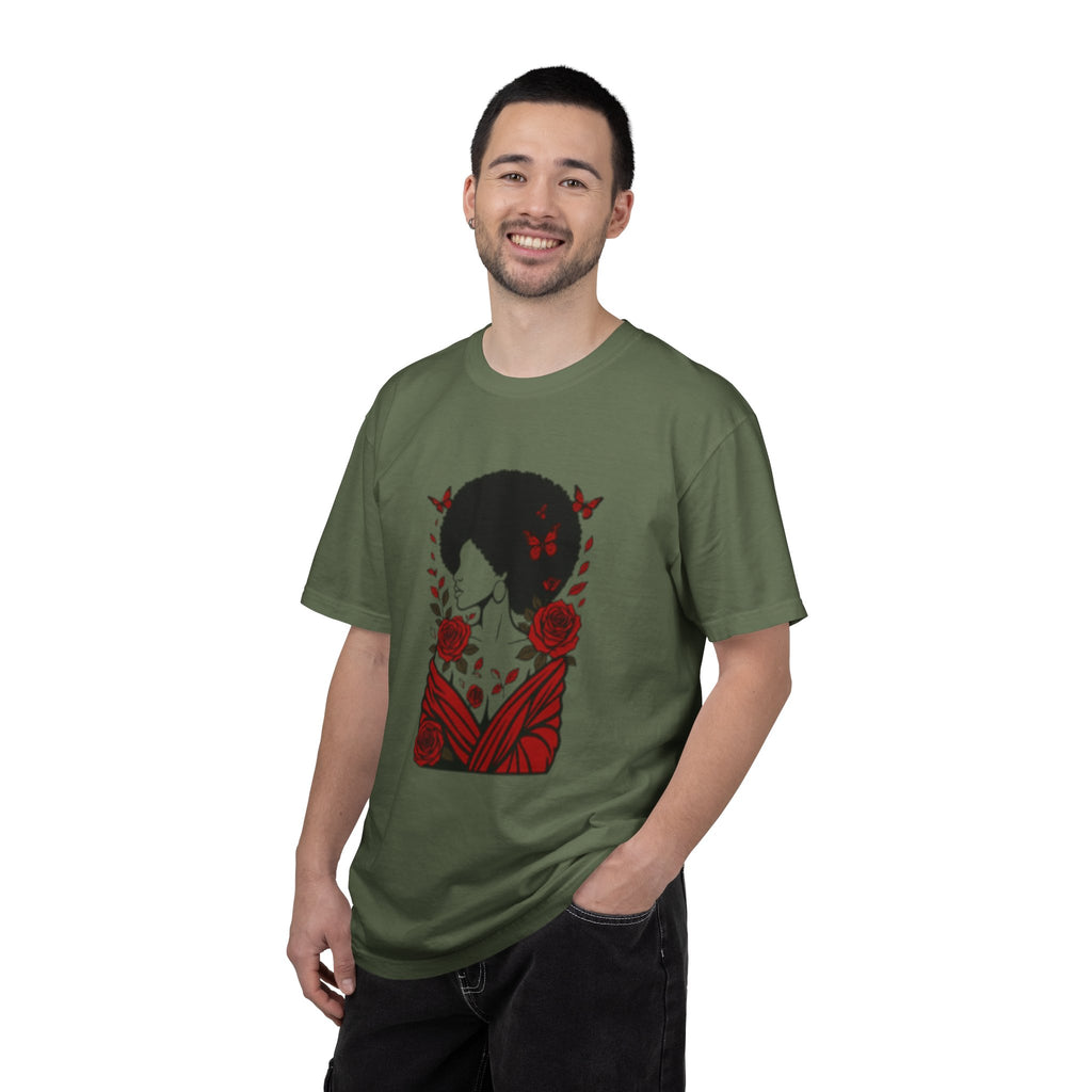 Elegant Rose Floral Graphic T-Shirt
