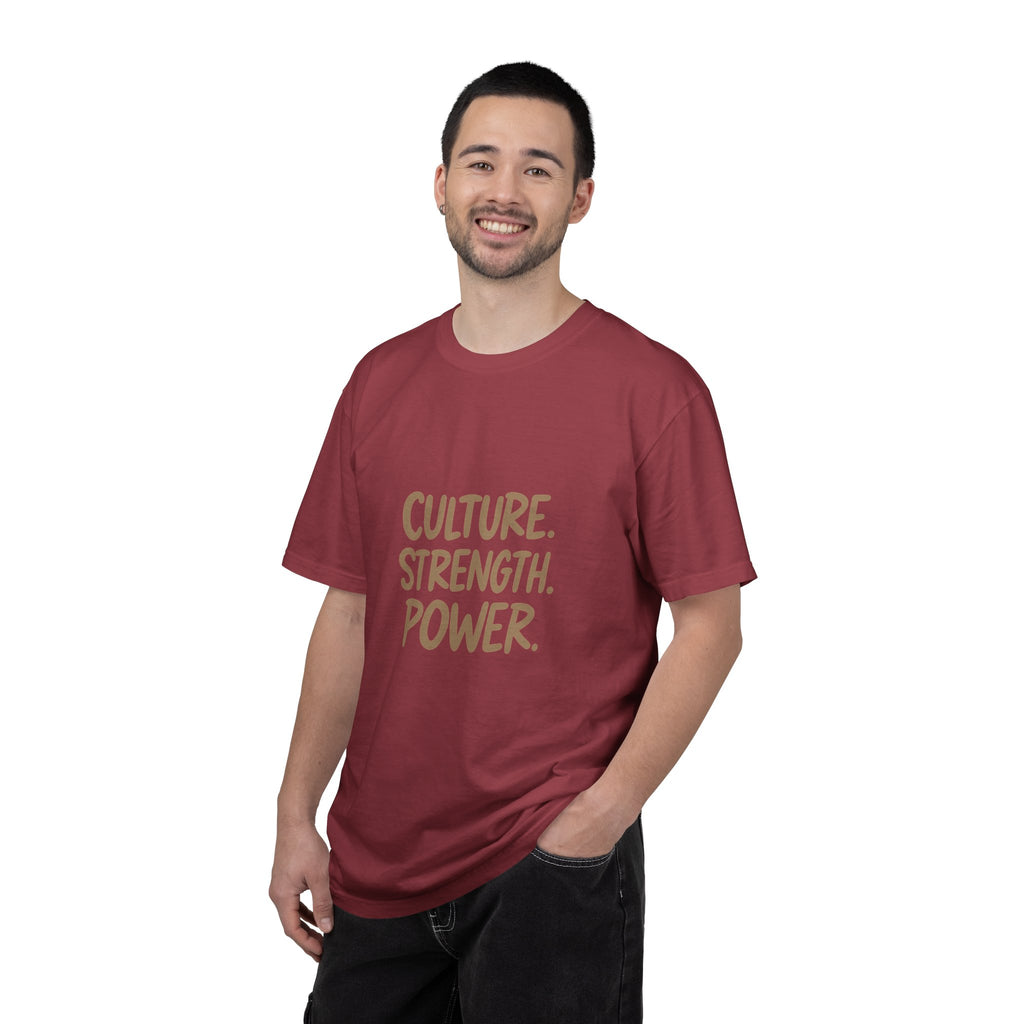 Empowering Culture T-Shirt, Unisex Garment-Dyed Tee, Strength and Power Fashion, Perfect for Celebrations, Everyday Casual Wear