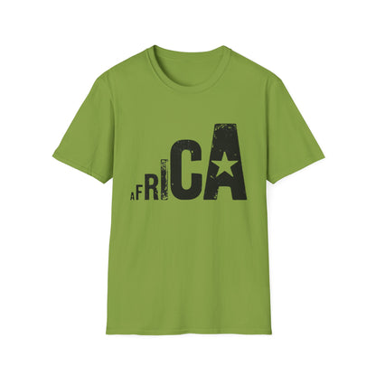 Africa Graphic Tee - Unisex Softstyle T-Shirt, Casual Wear, Travel Shirt, Gift for Nature Lovers, Festival Attire, Streetwear