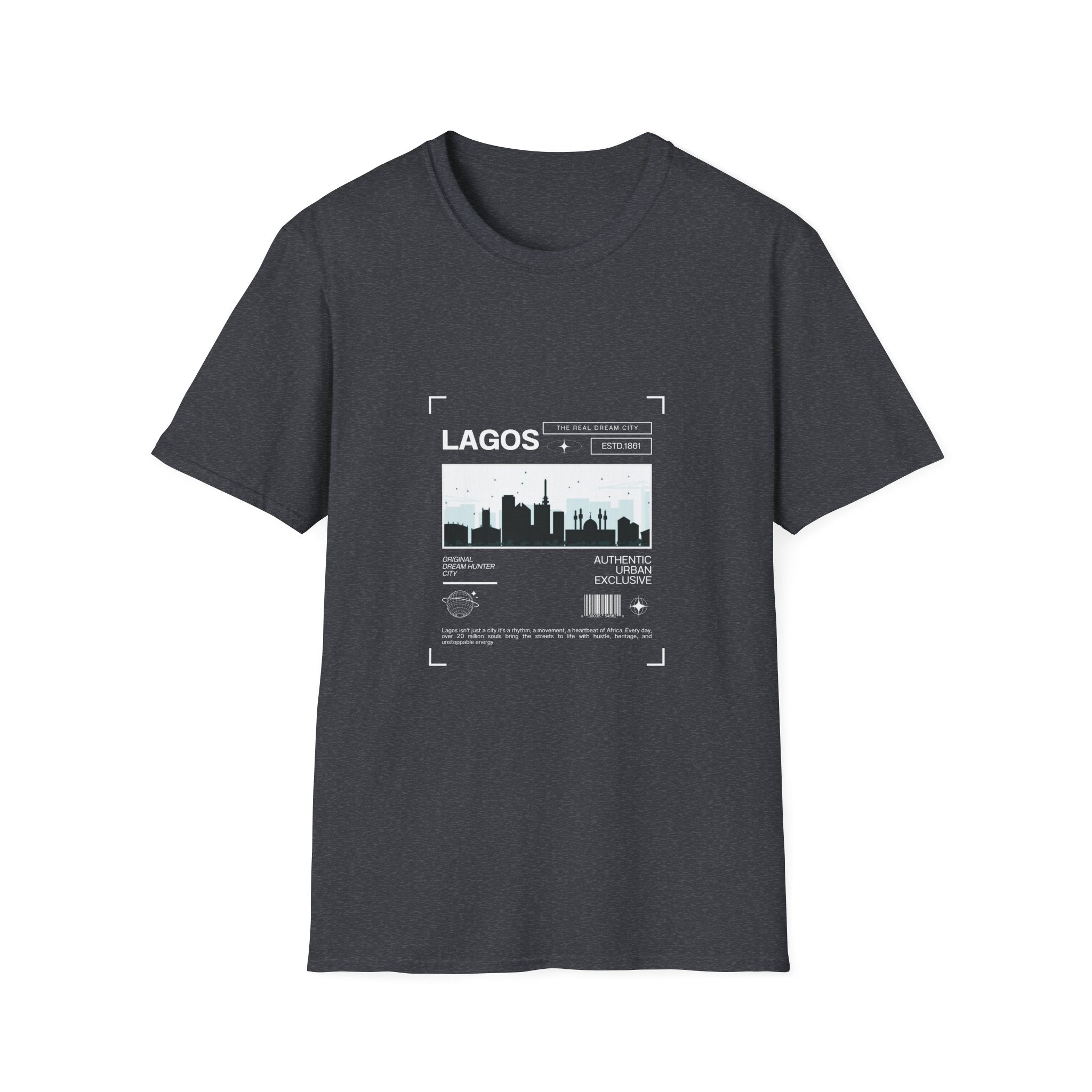 Lagos Retro City Softstyle T-Shirt