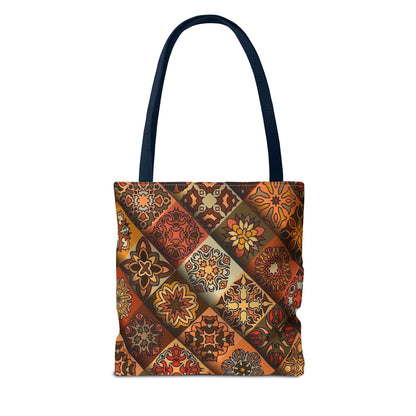 Ethnic Mosaic Art Tote Bag – Colorful, Durable, and Stylish