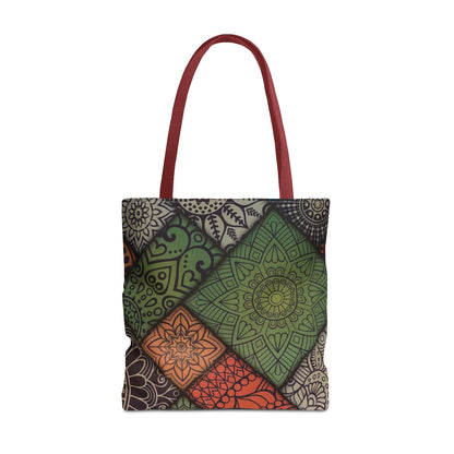 Ethnic Mosaic Art Tote Bag – Colorful, Durable, and Stylish