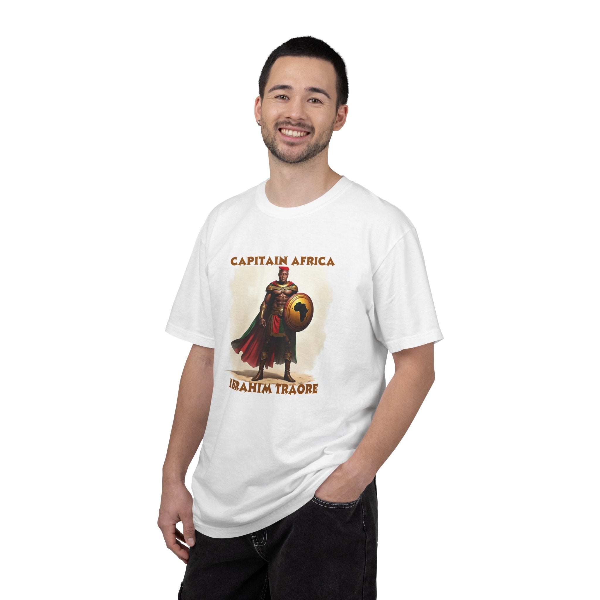 Captain Africa Unisex T-shirt - Ibrahim Traoré Design
