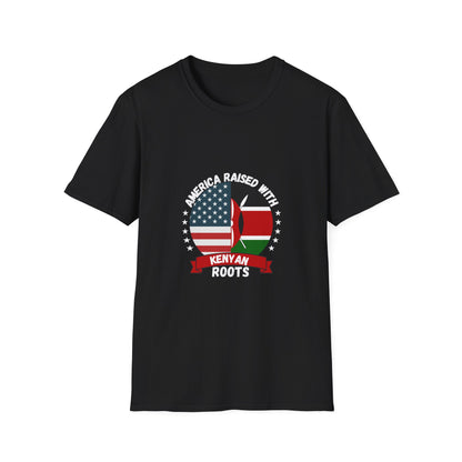 American Raised With Kenyan Roots T-shirt