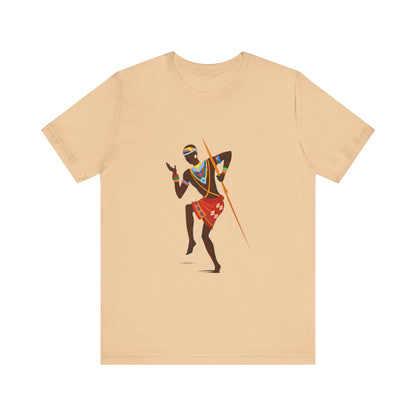 Warrior Rhythm African Tribal Dance T-Shirt – Unisex Cultural Heritage Tee