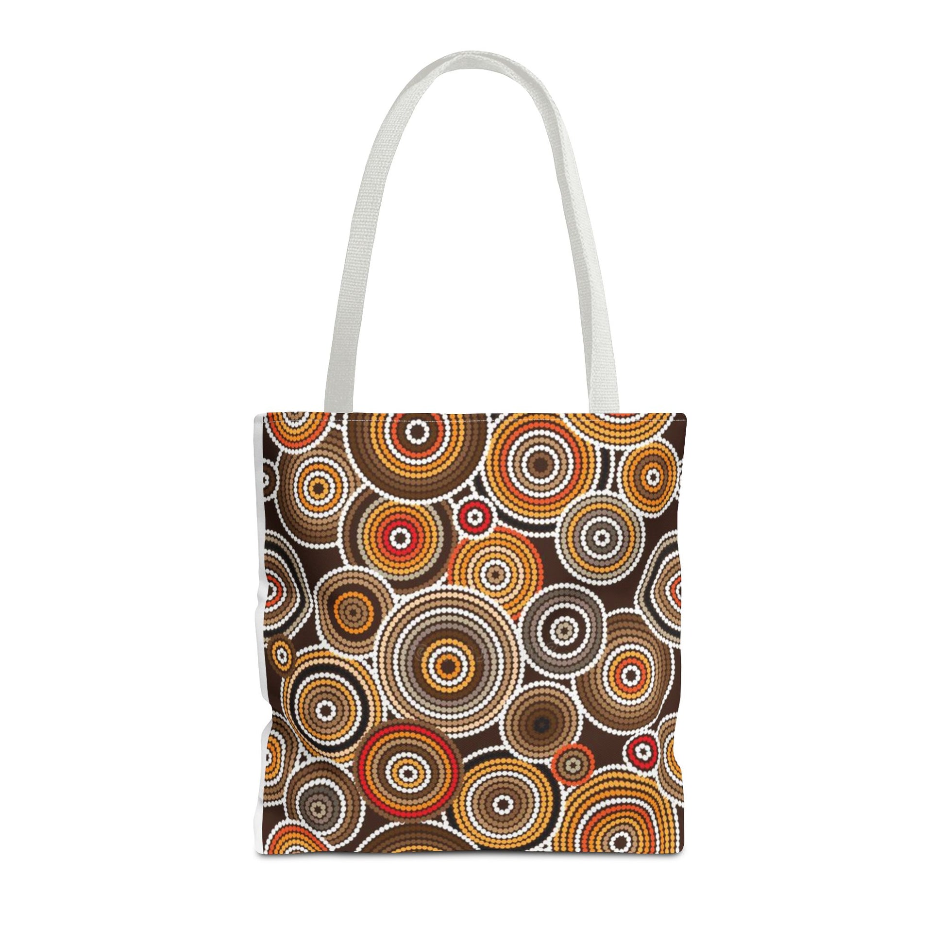 African Print Tote Bag – Echo Circles Pattern | Cultural Heritage Design