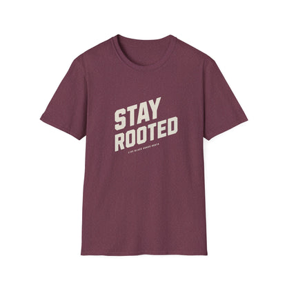 Stay Rooted Unisex Softstyle T-Shirt - Inspirational Apparel for Nature Lovers, Gift for Friends, Casual Wear, Eco-Friendly Fashion