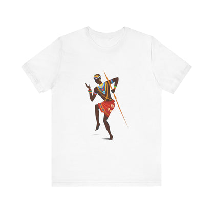 Warrior Rhythm African Tribal Dance T-Shirt – Unisex Cultural Heritage Tee