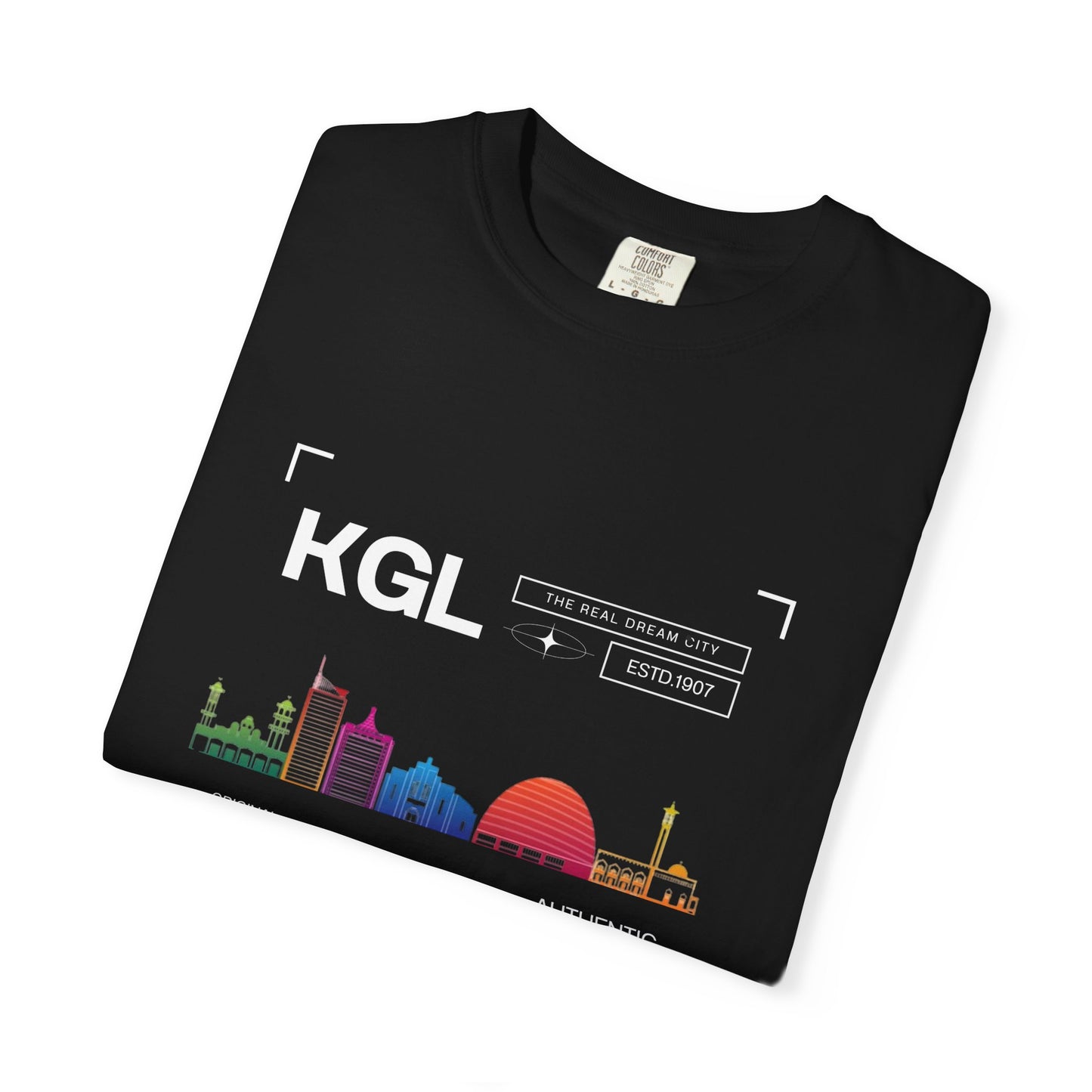 KGL City Vibes T-Shirt, Unisex Graphic Tee, Vintage Style Apparel, Streetwear Fashion, Unique Gift for Urban Explorers