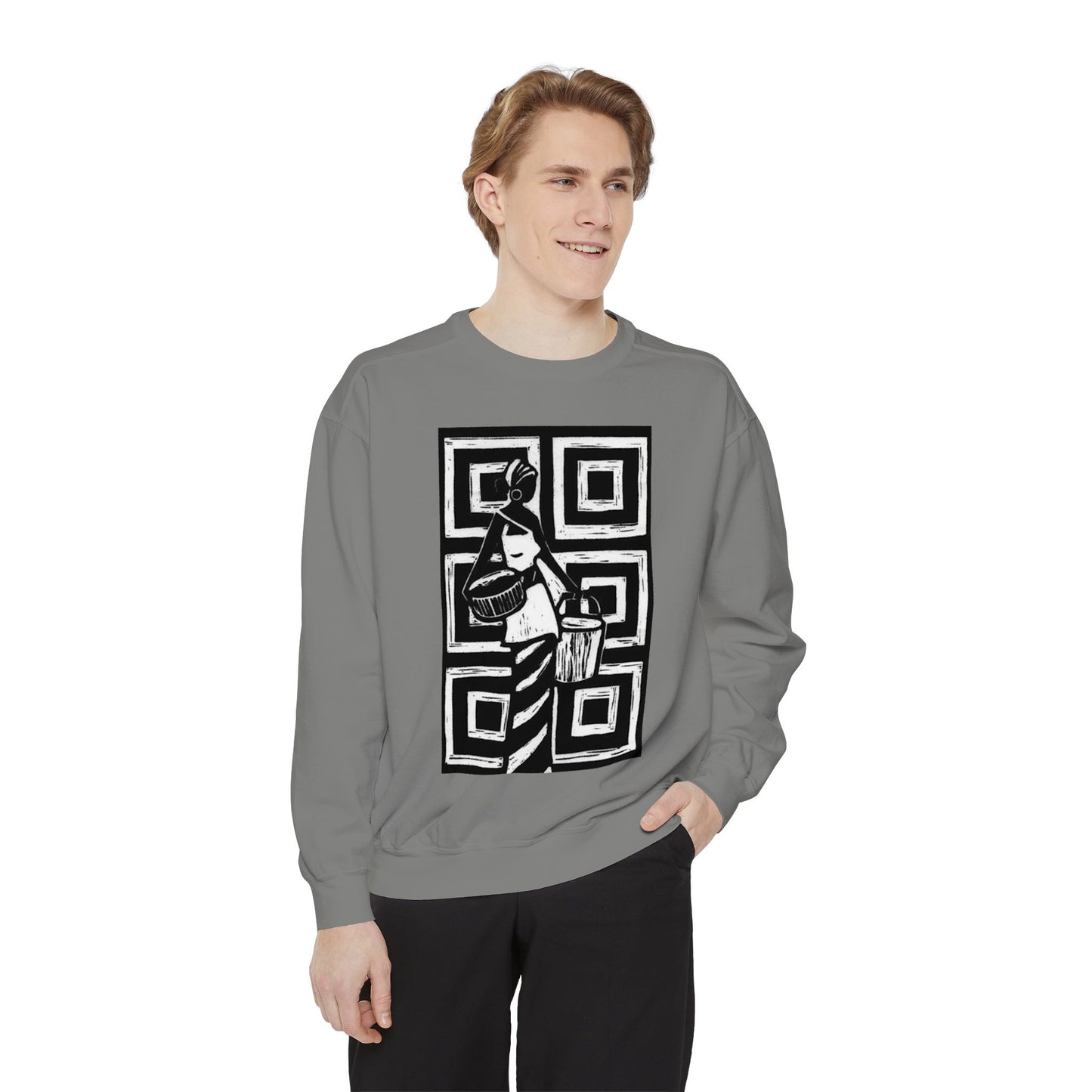 Traditional African Woman Art Sweatshirt