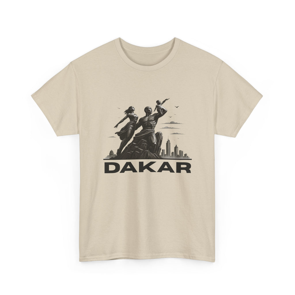 Dakar Graphic Tee, Unisex Cotton T-Shirt for Travel Lovers, Urban Style Wear, Casual Gift, Adventure Apparel