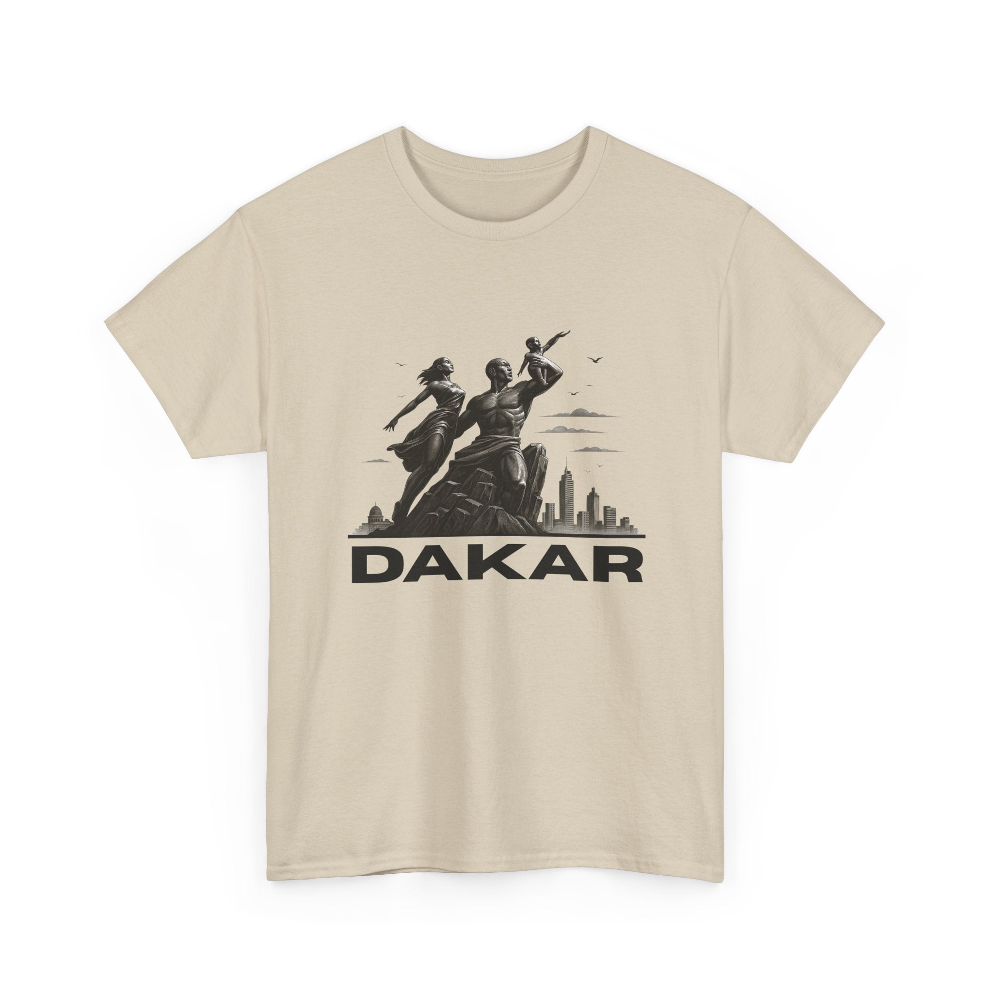 Dakar Graphic Tee, Unisex Cotton T-Shirt for Travel Lovers, Urban Style Wear, Casual Gift, Adventure Apparel