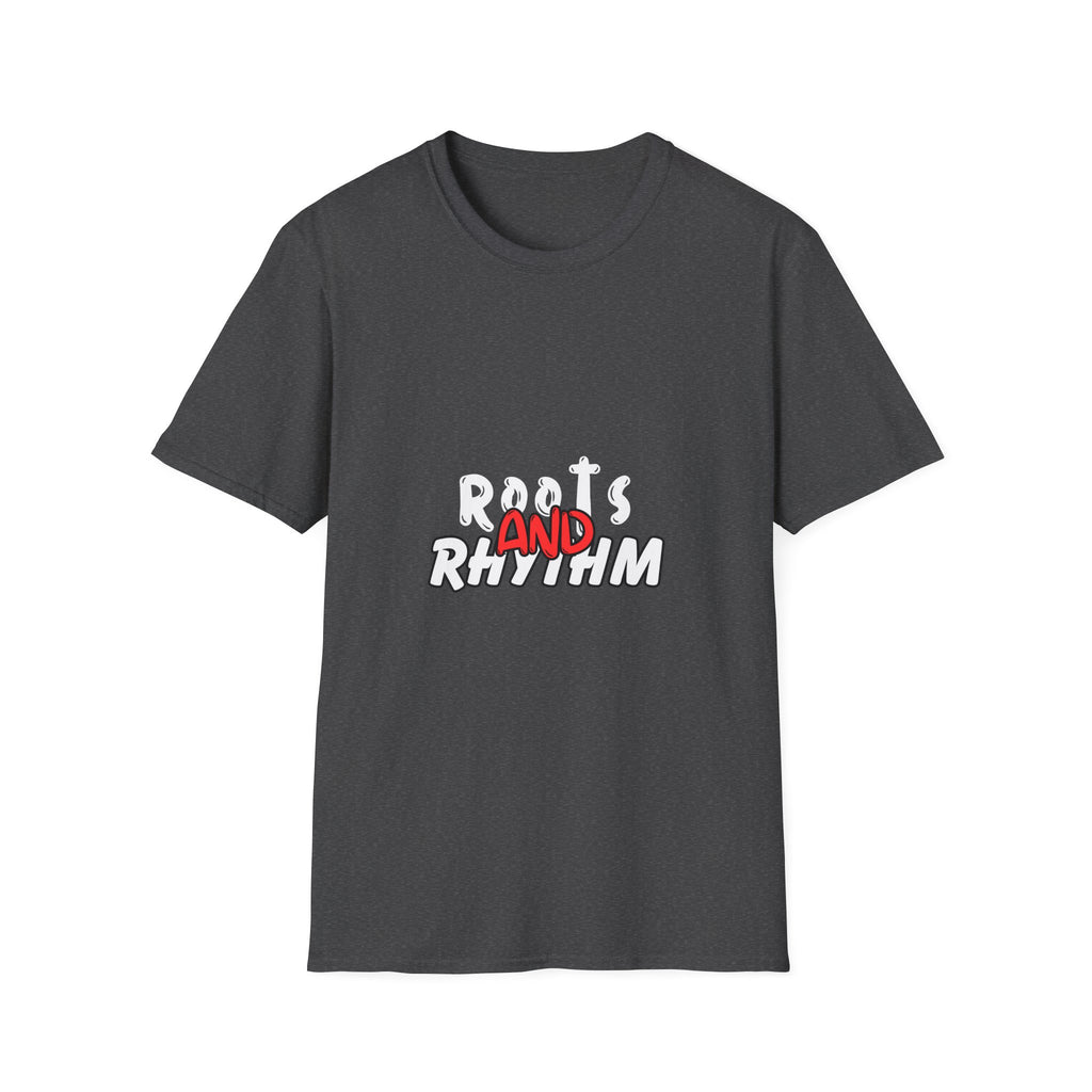 Rhythm & Vibe Unisex Softstyle T-Shirt, Casual Wear, Music Lover Tee, Gift for Her/Him, Everyday Comfort