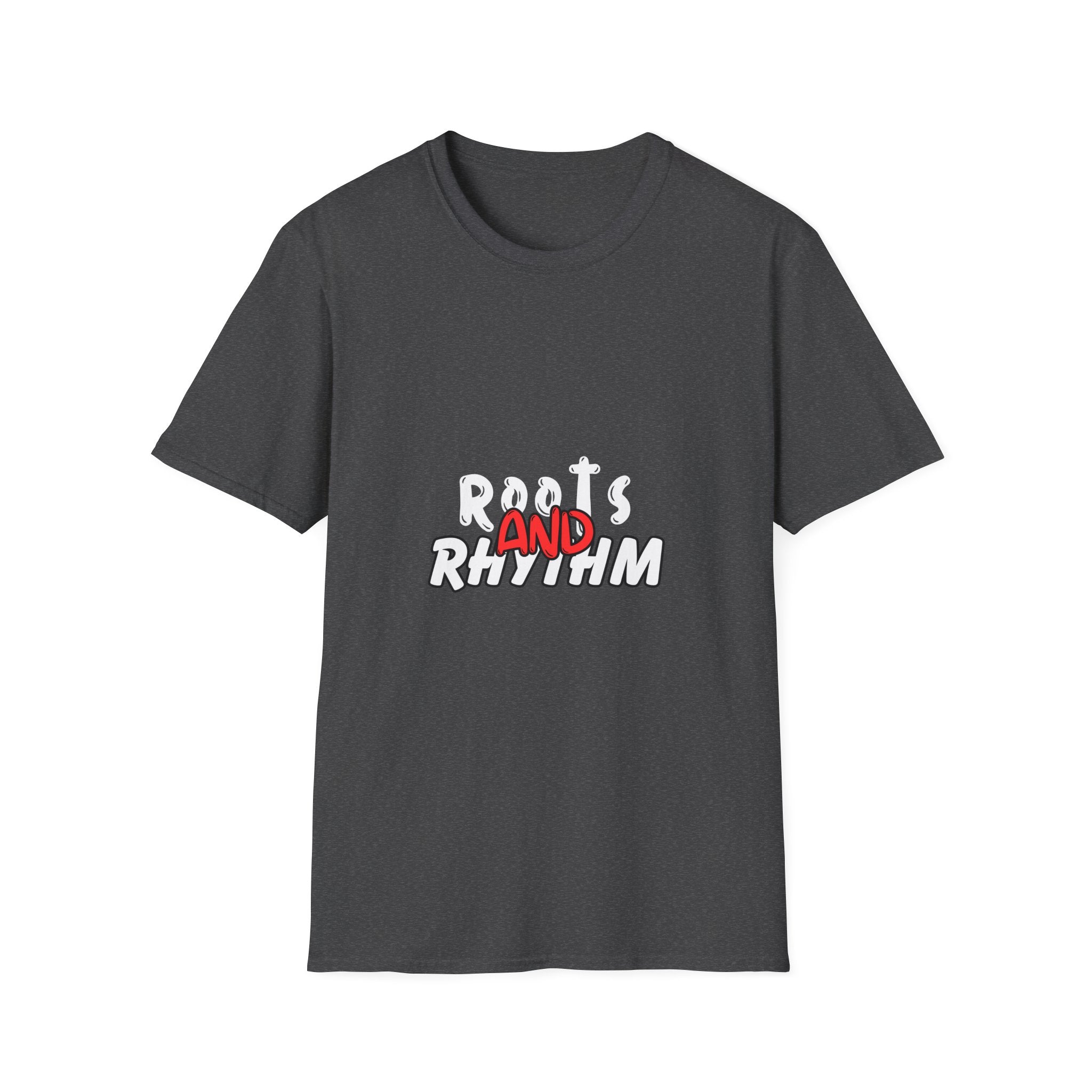 Rhythm & Vibe Unisex Softstyle T-Shirt, Casual Wear, Music Lover Tee, Gift for Her/Him, Everyday Comfort