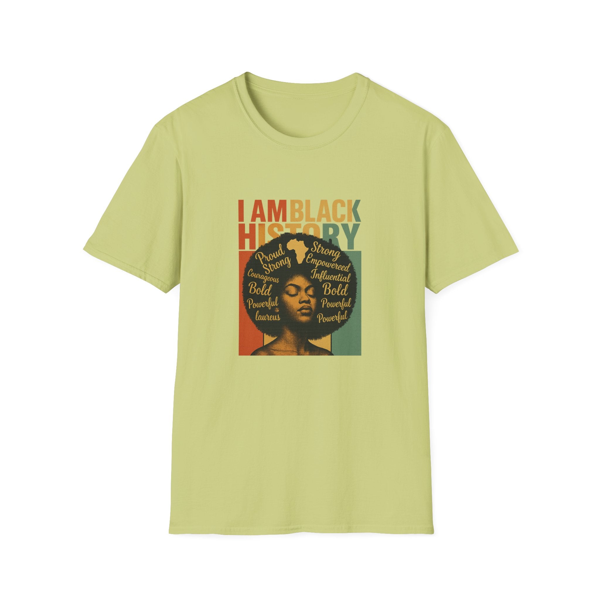 Bold Black History T-Shirt, Unisex Tee for Black History Month, Empowering Graphic Shirt, Statement T-Shirt, Gift for Activists