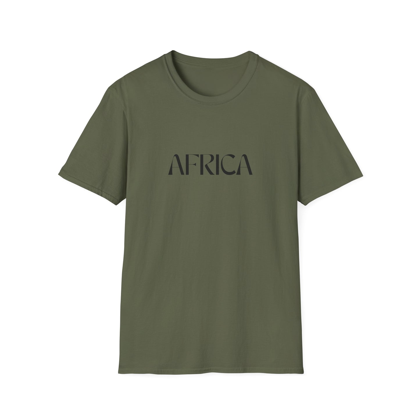 Minimalist AFRICA Typography T-Shirt, Perfect Gift for Culture Enthusiasts