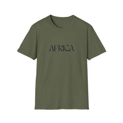 Minimalist AFRICA Typography T-Shirt, Perfect Gift for Culture Enthusiasts